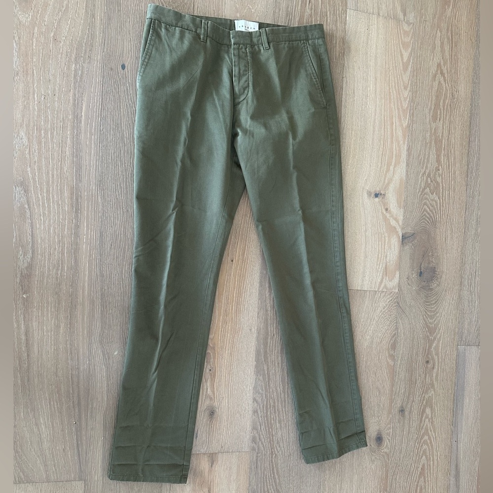 Sandro Pants Man Size 32 Green Kaki